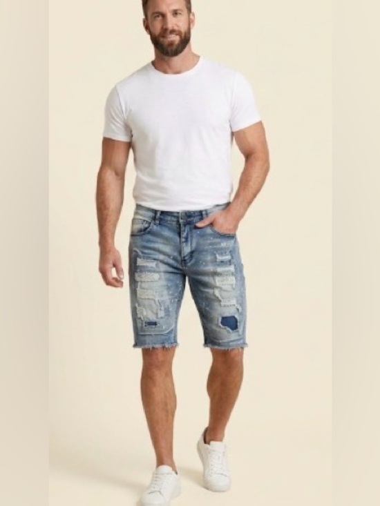Waimea Other - Waimea men’s jeans shorts with distress size 34 skinny fit